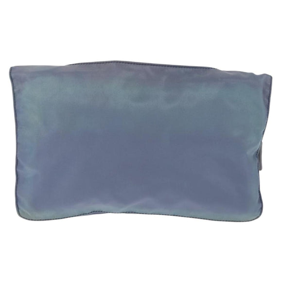 PRADA Shoulder Bag Nylon Light Blue Auth ki5998