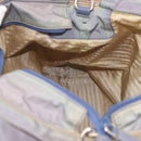 PRADA Tote Bag Nylon 2way Purple Orange Auth ki5999-22