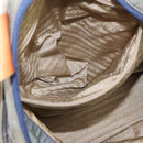 PRADA Tote Bag Nylon 2way Purple Orange Auth ki5999-23