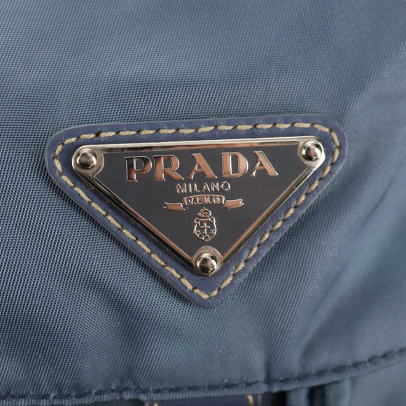 PRADA Backpack Nylon Light Blue Auth ki6000