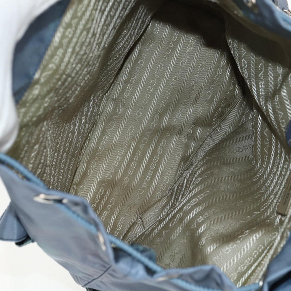 PRADA Backpack Nylon Light Blue Auth ki6000