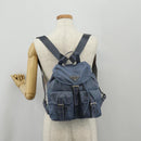 PRADA Backpack Nylon Light Blue Auth ki6000-33
