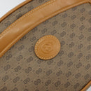 GUCCI Micro GG Canvas Shoulder Bag PVC Leather Beige Auth ki6001-14