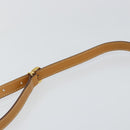 GUCCI Micro GG Canvas Shoulder Bag PVC Leather Beige Auth ki6001-8