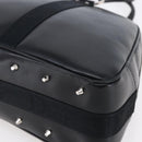 Christian Dior Boston Bag Leather Black Auth ki6003-10