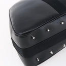 Christian Dior Boston Bag Leather Black Auth ki6003-11