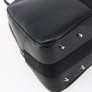Christian Dior Boston Bag Leather Black Auth ki6003-13