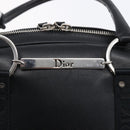Christian Dior Boston Bag Leather Black Auth ki6003-14