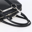Christian Dior Boston Bag Leather Black Auth ki6003-7