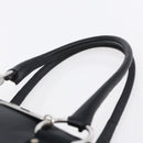 Christian Dior Boston Bag Leather Black Auth ki6003-8