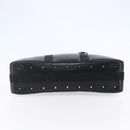 Christian Dior Boston Bag Leather Black Auth ki6003-9