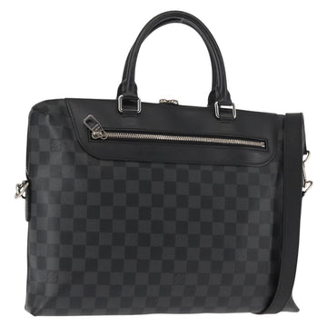 LOUIS VUITTON Damier Graphite Porte Documents Jules NM Bag N48260 LV Auth ki6007