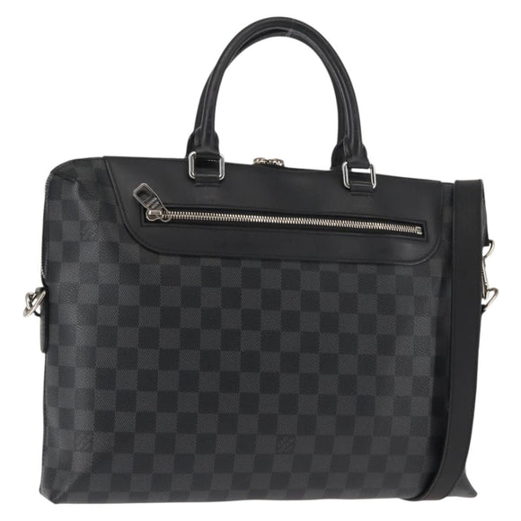 LOUIS VUITTON Damier Graphite Porte Documents Jules NM Bag N48260 LV Auth ki6007