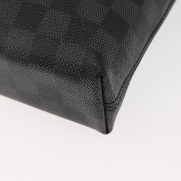 LOUIS VUITTON Damier Graphite Porte Documents Jules NM Bag N48260 LV Auth ki6007