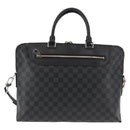 LOUIS VUITTON Damier Graphite Porte Documents Jules NM Bag N48260 LV Auth ki6007-13