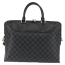 LOUIS VUITTON Damier Graphite Porte Documents Jules NM Bag N48260 LV Auth ki6007-2