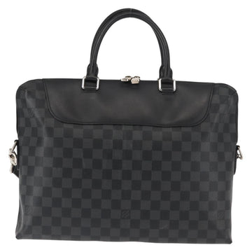 LOUIS VUITTON Damier Graphite Porte Documents Jules NM Bag N48260 LV Auth ki6007 - 0