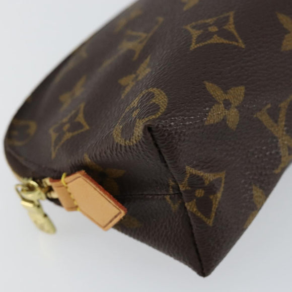 LOUIS VUITTON Monogram Pochette Cosmetic PM Cosmetic Pouch M47515 LV Auth ki6012