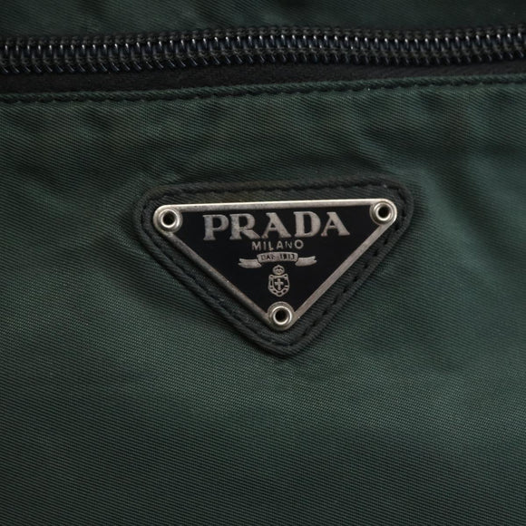 PRADA Tote Bag Nylon Khaki Auth ki6013