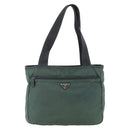 PRADA Tote Bag Nylon Khaki Auth ki6013-2