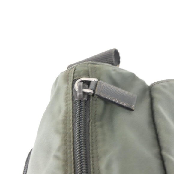 PRADA Shoulder Bag Nylon Khaki Auth ki6015
