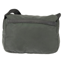 PRADA Shoulder Bag Nylon Khaki Auth ki6015 - 0