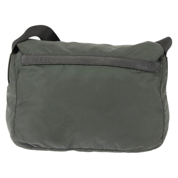 PRADA Shoulder Bag Nylon Khaki Auth ki6015 - 0