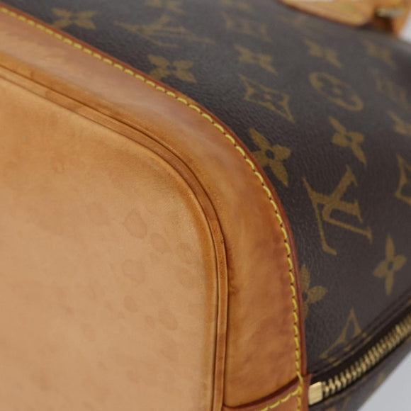 LOUIS VUITTON Monogram Alma Hand Bag M51130 LV Auth ki6021