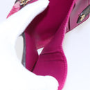 LOUIS VUITTON Monogram Perfo Compact zip Wallet Fuchsia M95188 LV Auth ki6022-20