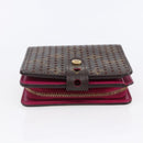 LOUIS VUITTON Monogram Perfo Compact zip Wallet Fuchsia M95188 LV Auth ki6022-3
