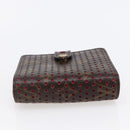 LOUIS VUITTON Monogram Perfo Compact zip Wallet Fuchsia M95188 LV Auth ki6022-4