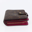 LOUIS VUITTON Monogram Perfo Compact zip Wallet Fuchsia M95188 LV Auth ki6022-6