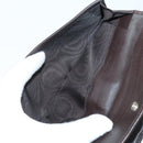 GUCCI GG Canvas Long Wallet Leather 8 Set Beige Black Auth ki6025-11