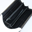 GUCCI GG Canvas Long Wallet Leather 8 Set Beige Black Auth ki6025-14