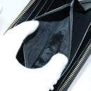 GUCCI GG Canvas Long Wallet Leather 8 Set Beige Black Auth ki6025-15