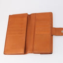 GUCCI GG Canvas Long Wallet Leather 8 Set Beige Black Auth ki6025-4