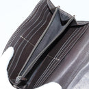 GUCCI GG Canvas Long Wallet Leather 8 Set Beige Black Auth ki6025-8