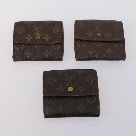 LOUIS VUITTON Monogram Wallet 12 Set LV Auth ki6026