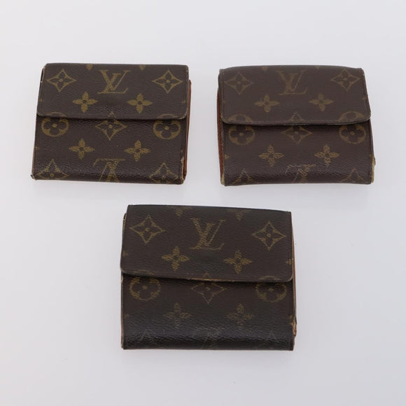 LOUIS VUITTON Monogram Wallet 12 Set LV Auth ki6026