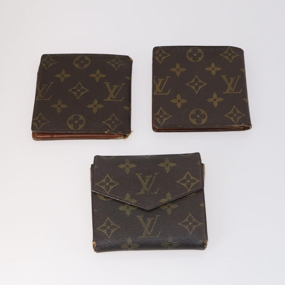LOUIS VUITTON Monogram Wallet 12 Set LV Auth ki6026