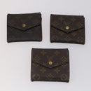 LOUIS VUITTON Monogram Wallet 12 Set LV Auth ki6026-7
