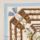 HERMES Carre 90 Scarf Silk 4 Set Red Blue Auth ki6029-10