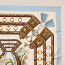 HERMES Carre 90 Scarf Silk 4 Set Red Blue Auth ki6029-11