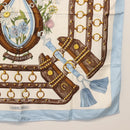 HERMES Carre 90 Scarf Silk 4 Set Red Blue Auth ki6029-13