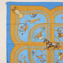 HERMES Carre 90 Scarf Silk 4 Set Red Blue Auth ki6029-24