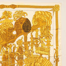 HERMES Carre 90 Scarf Silk 4 Set Red Blue Auth ki6029-4