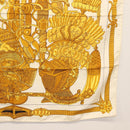 HERMES Carre 90 Scarf Silk 4 Set Red Blue Auth ki6029-6