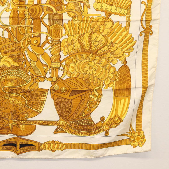 HERMES Carre 90 Scarf Silk 4 Set Red Blue Auth ki6029