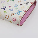 LOUIS VUITTON Monogram Multicolor Portefeuille Sarah White M93745 LV Auth ki6038-15