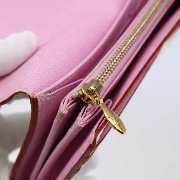 LOUIS VUITTON Monogram Multicolor Portefeuille Sarah White M93745 LV Auth ki6038